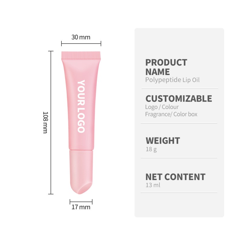 Lip Oil Supplier - Private Label Vegan Custom Logo Polypeptide Lip Oil