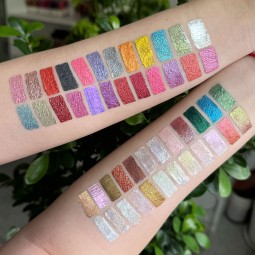 Glitter Eyeshadow Supplier - High Pigment Long Lasting Vegan Shimmer Eyeshadow
