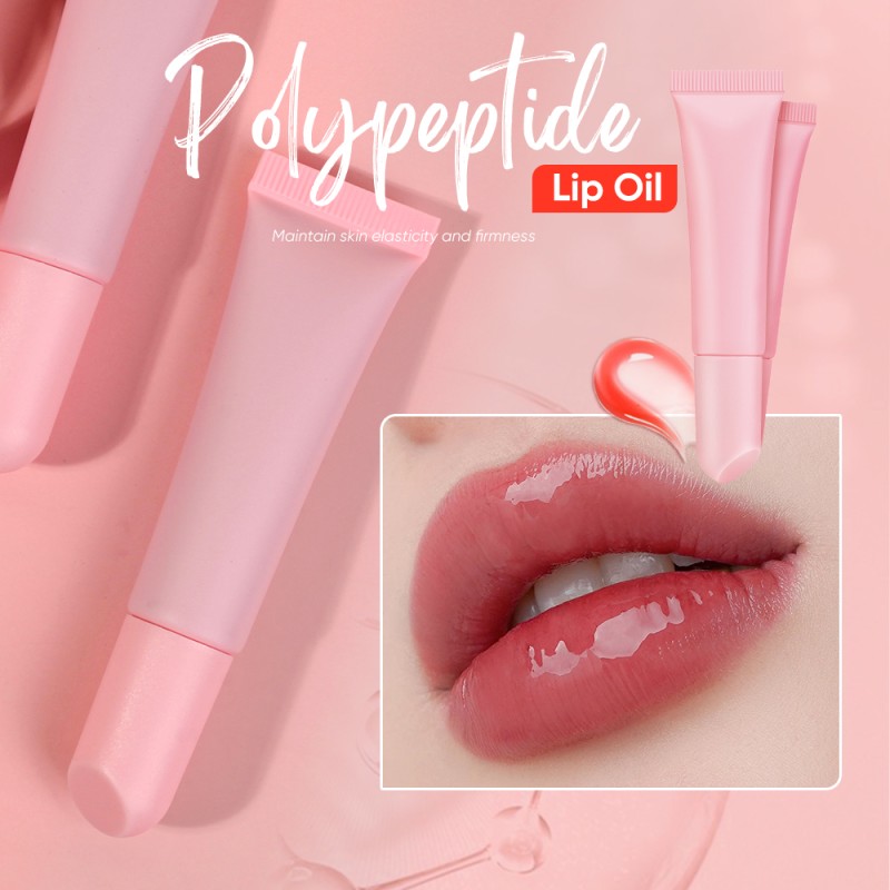 Lip Oil Supplier - Private Label Vegan Custom Logo Polypeptide Lip Oil