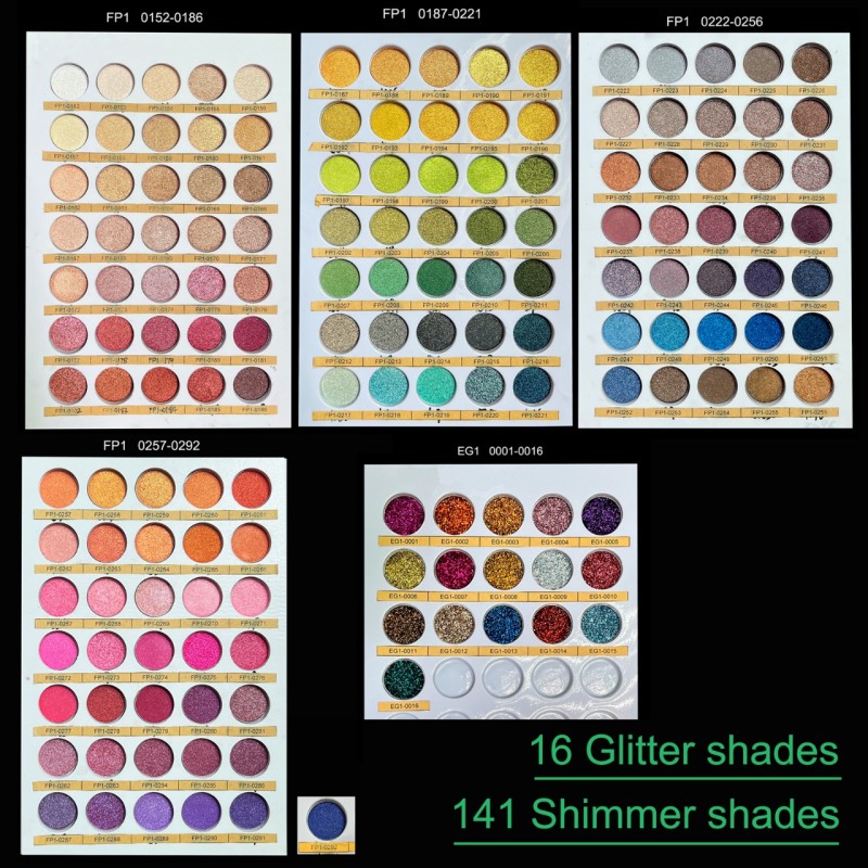 Eyeshadow Palette Supplier - Talc Free Custom Matte Shimmer Vegan Palette