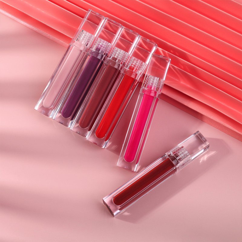 Lip Gloss Supplier - New Arrival No Moq Print Logo Best Quality Lip Gloss