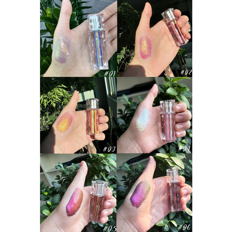 Chameleon Lip Gloss Supplier - Colorful Vegan Glitter Private Label Lip Gloss