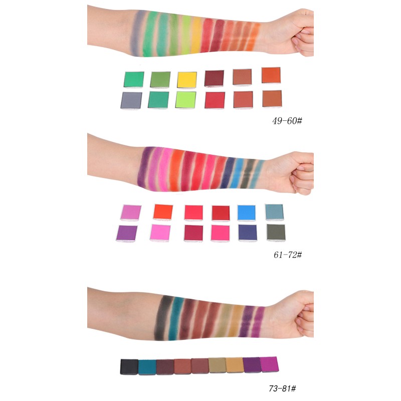 Eyeshadow Palette Manufacturer - High Pigment No logo Bright 9 Colors Vegan Palette