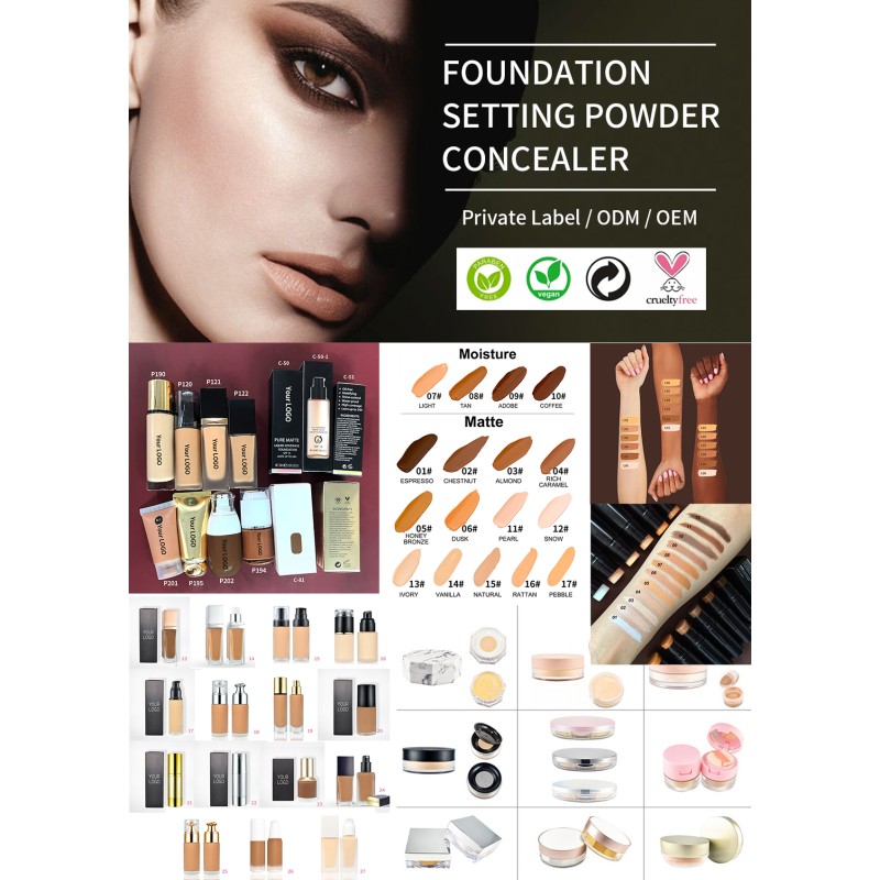 Liquid Foundation Factory - Wholesale No Logo Matte Moisturizer Foundation