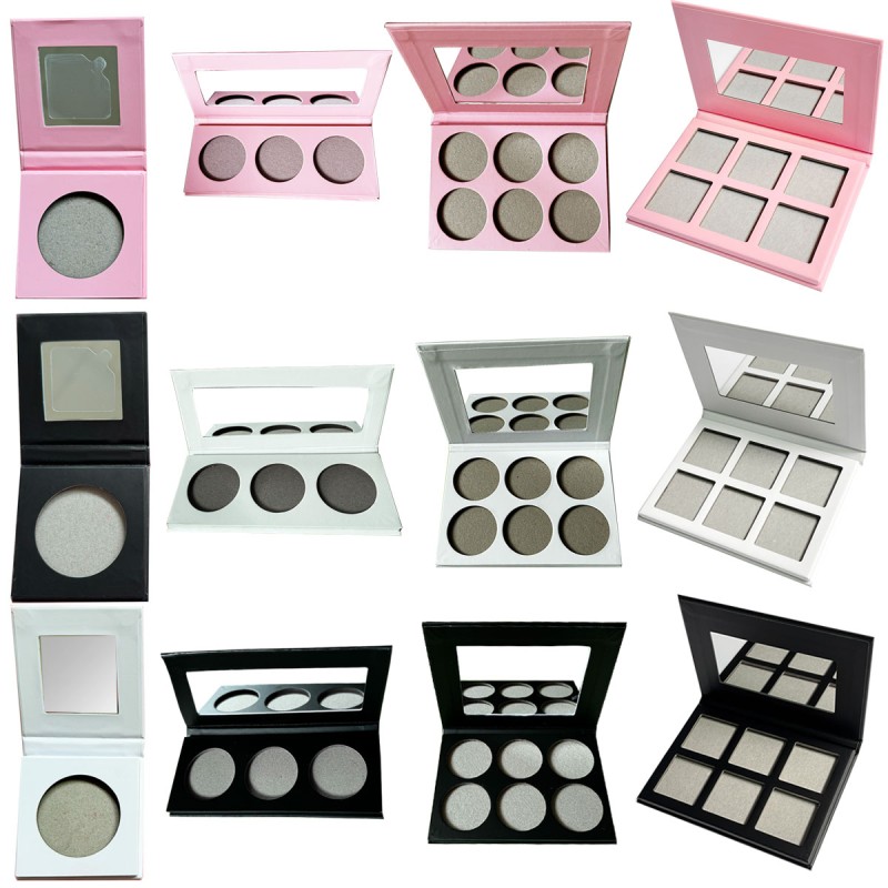 Highlighter Palette Supplier - Talc Free Cute Vegan Shiny Highlighter Palette