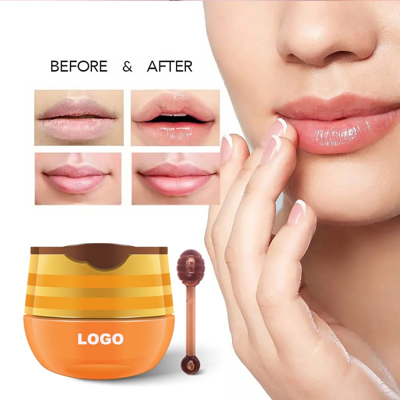Lip Oil Balm Supplier - Honey Strawberries Vegan Cute Lips Mask Lip Oil