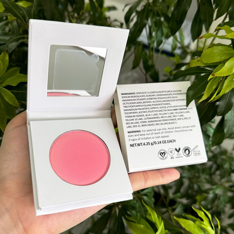 Blush Palette Manufacturer - Talc Free Custom Logo Vegan Blush Palette