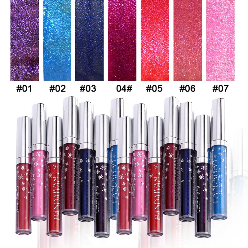 Lip Gloss Supplier - Wholesale 7 Colors Matte Glitter Liquid Lipstick
