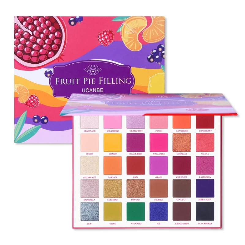 Eyeshadow Palette Supplier - 30 Colors Fruit Pie Glitter Shimmer Matte