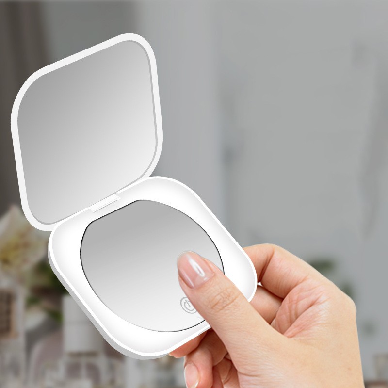 Compact Mirror Factory - Portable Folding Hand Held Led Lights Custom