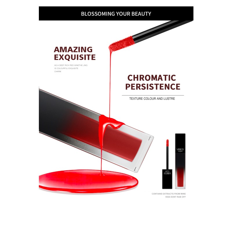 Lip Gloss Combination Factory - Matte Velvet Non Sticky Cup Lip Glaze