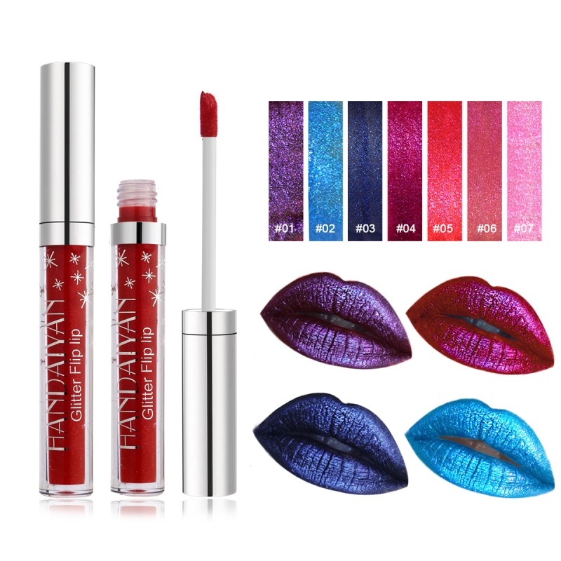 Lip Gloss Supplier - Wholesale 7 Colors Matte Glitter Liquid Lipstick