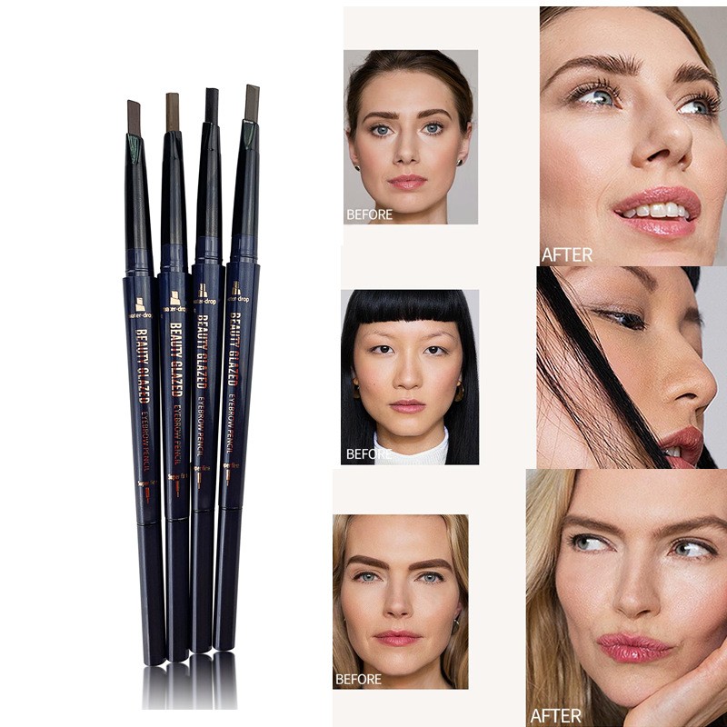 Eyebrow Pencil Factory - Waterproof Double Ended Eyebrow Pencil Brush