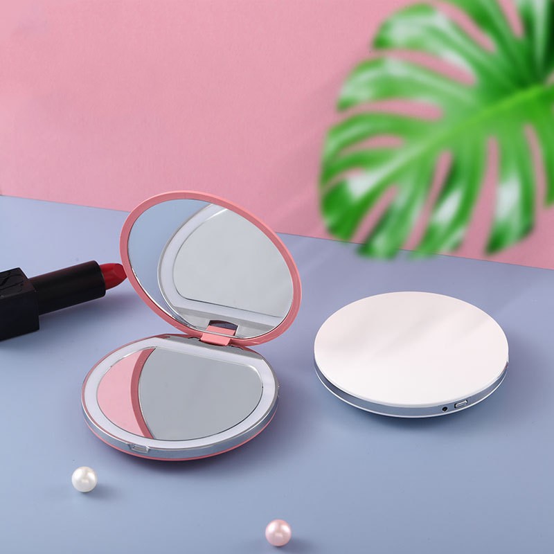 Handheld Mirror Manufacturer - Custom Square Plastic Cosmetic Hand Mirror