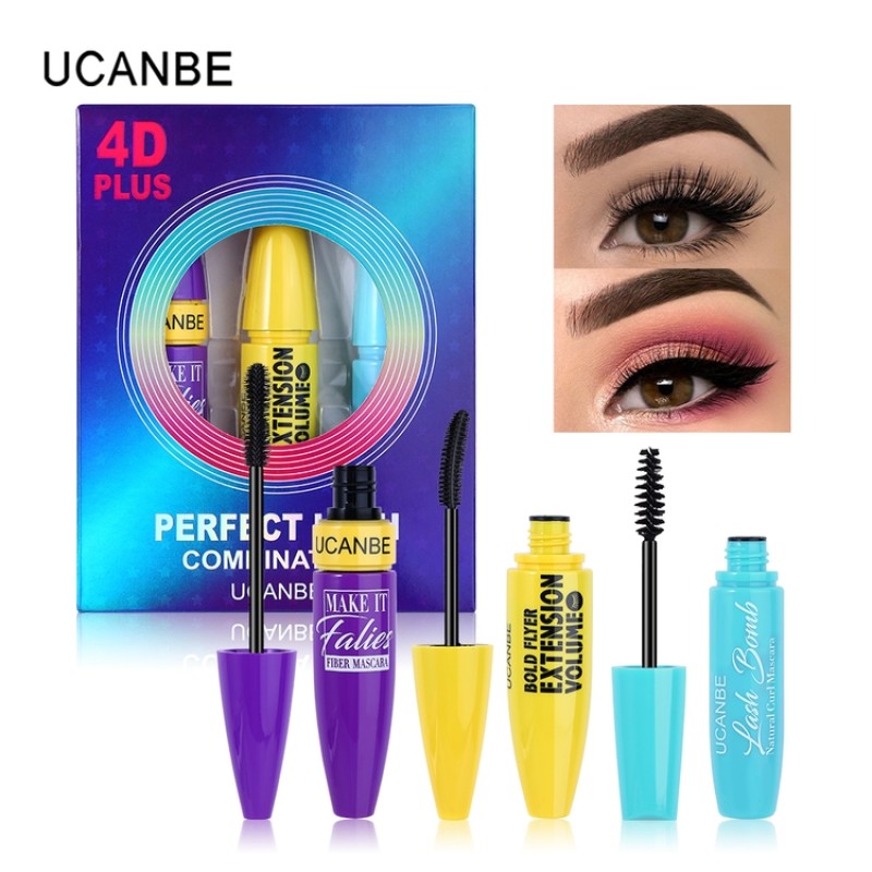 Mascara Set Factory - Thick Curling Waterproof 4D Mascara Combination