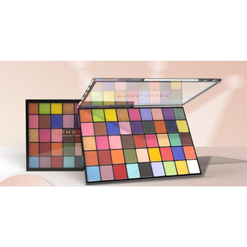 Eyeshadow Palette Manufacturer - 9 Colors Black Metallic Shimmer Loose Custom
