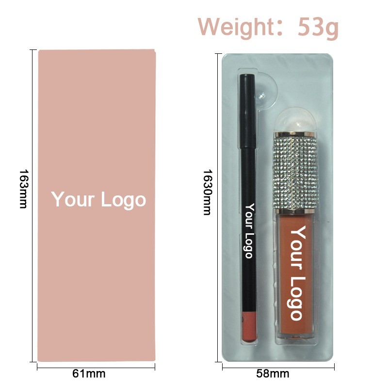 Lip Plumper Factory - Custom 2 in 1 Liquid Lipstick and Lipliner Kit