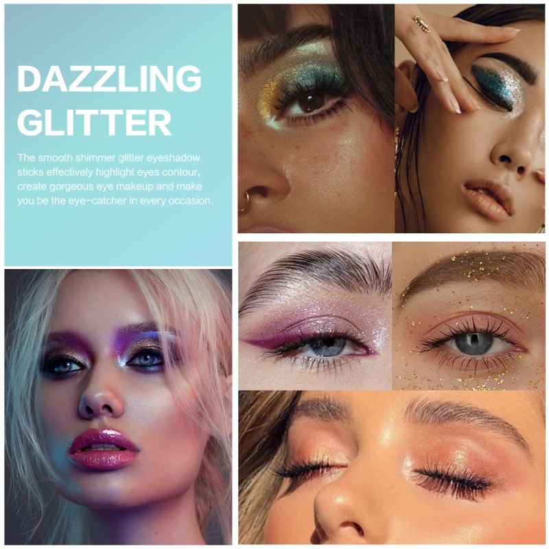 Liquid Eye Shadow Supplier - Pearl Glitter Diamond Multifunction Cosmetic