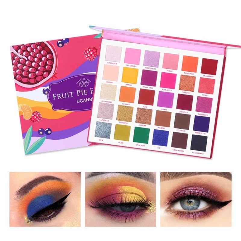 Eyeshadow Palette Supplier - 30 Colors Fruit Pie Glitter Shimmer Matte