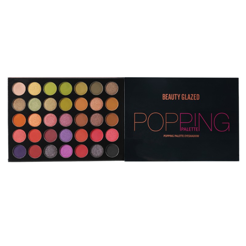 Eyeshadow Palette Factory - Professional 35 Colors High Pigment Matte Luminous
