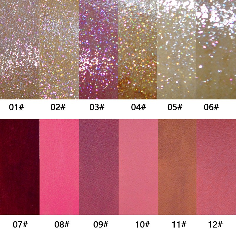 Velvet Lipstick Supplier - Diamond Glitter Long Lasting Waterproof Lip Gloss
