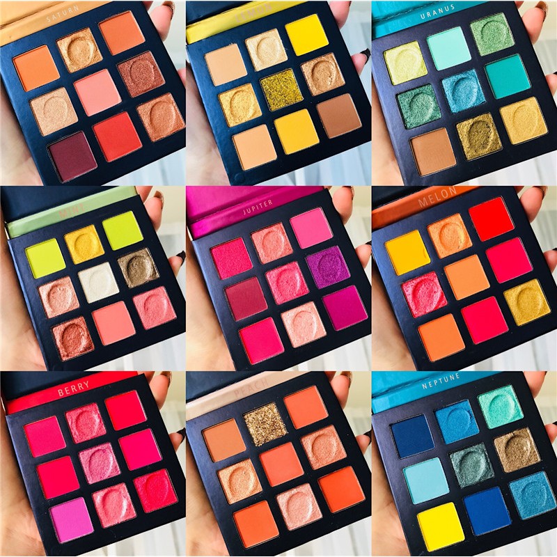 Eyeshadow Palette Factory - Holographic Shiny Glitter Metallic Diamond Makeup