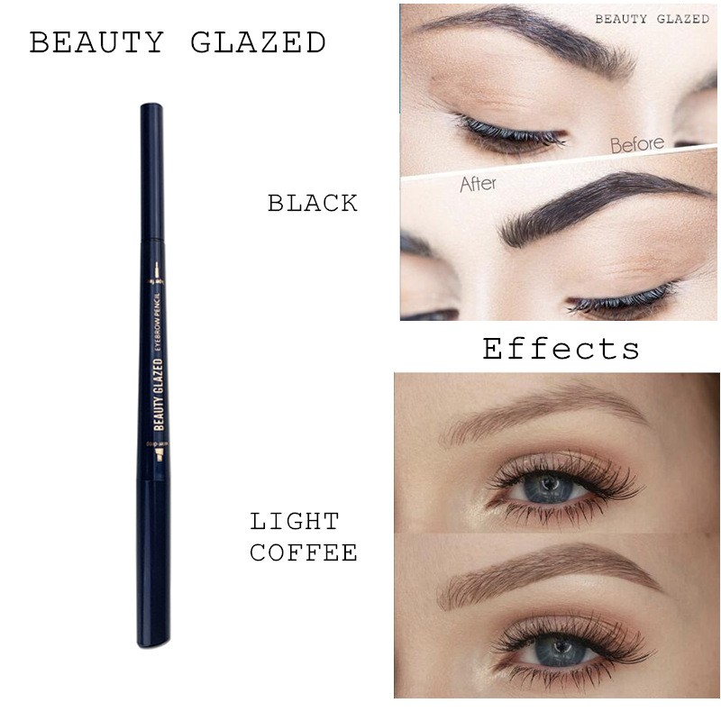 Eyebrow Pencil Factory - Waterproof Double Ended Eyebrow Pencil Brush