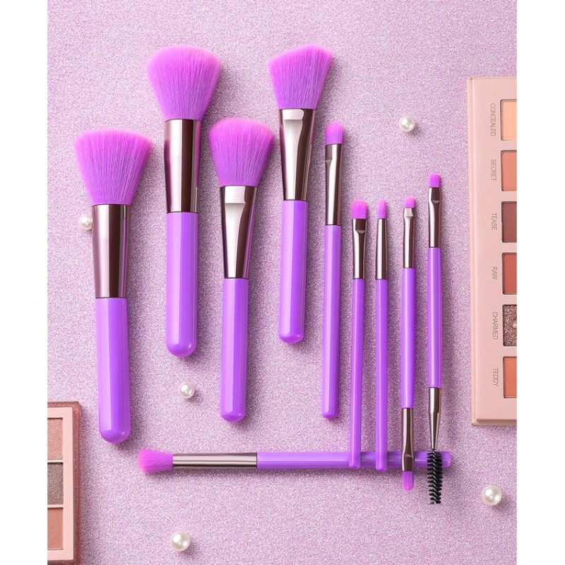 Makeup Brush Set Factory - 13 Pcs Luxury Bling Vegan Professional Custom