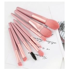 Makeup Brush Set Supplier - 12pcs Wooden Blending Brushes Makeup Supplies