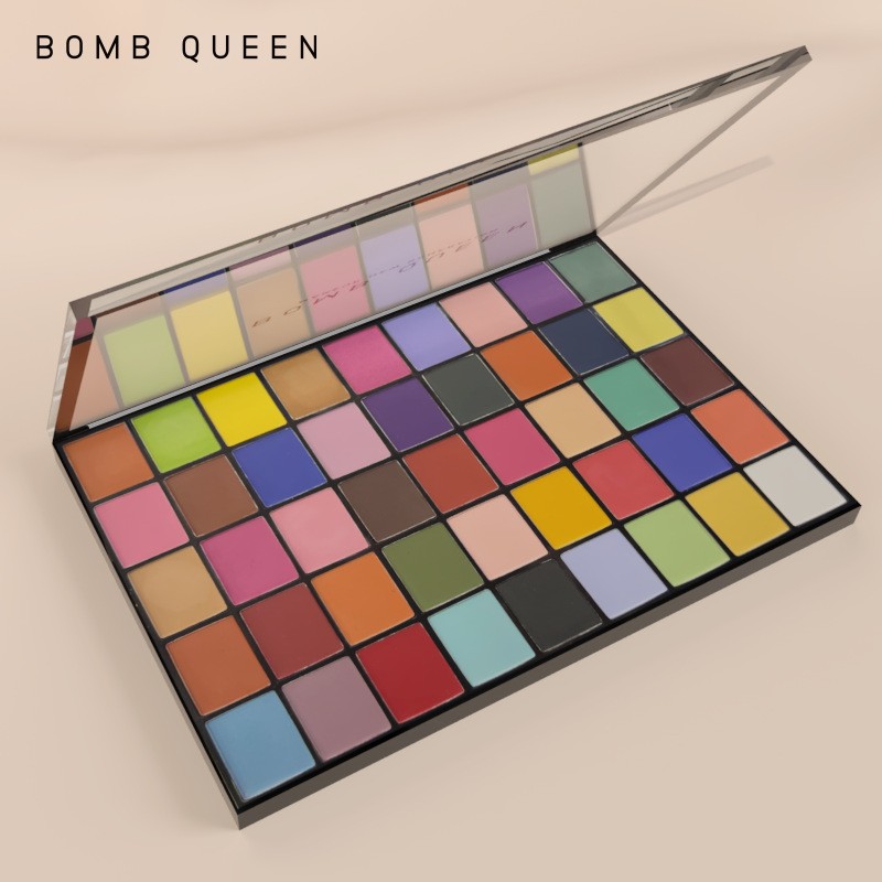 Eyeshadow Palette Manufacturer - 9 Colors Black Metallic Shimmer Loose Custom