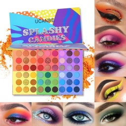 Eyeshadow Palette Manufacturer - 54 Color Glitter Vivid Summer Look Professional