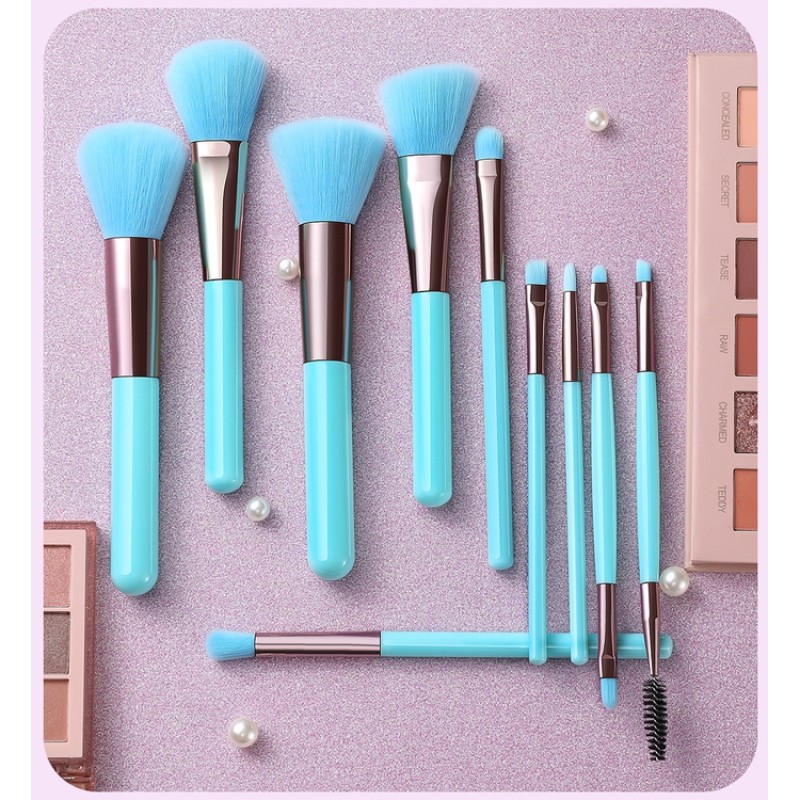 Makeup Brush Set Manufacturer - Wholesale 11pcs Blending Brushes Factory Direct