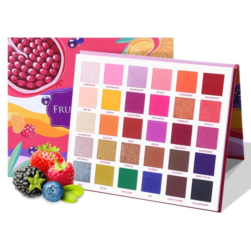 Eyeshadow Palette Supplier - 30 Colors Fruit Pie Glitter Shimmer Matte