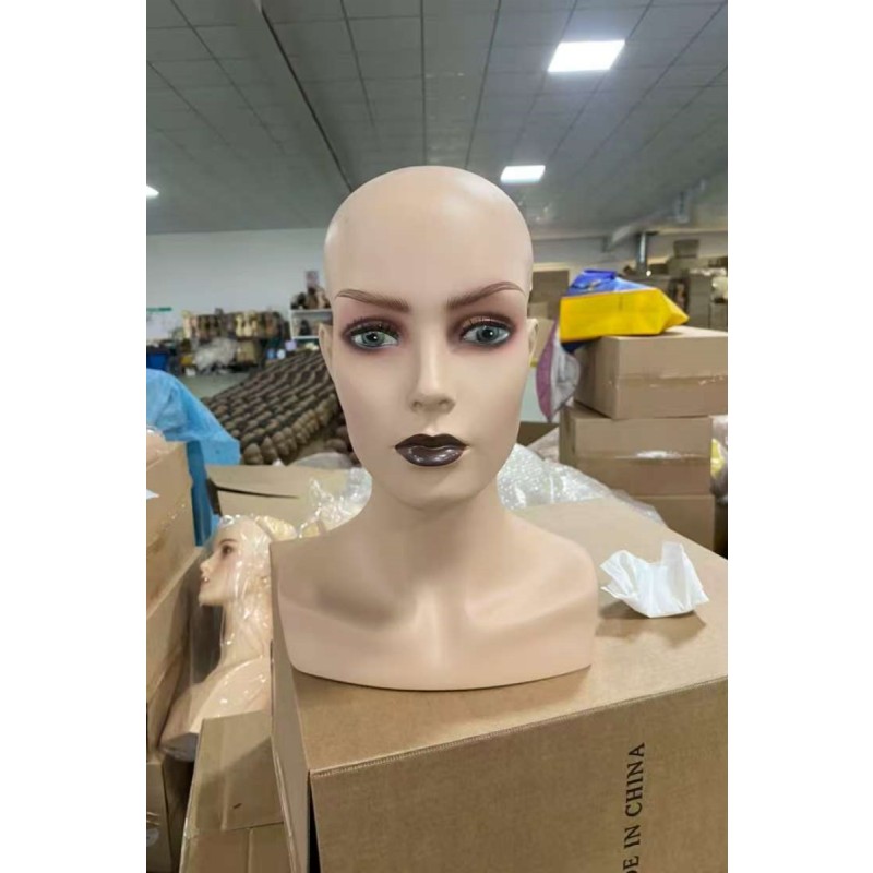 Wig Display Factory - Wholesale Customized Fiber Glass Female Mannequin Head