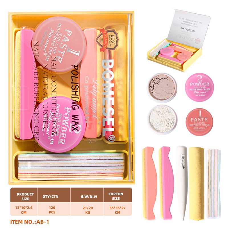 Nail Art Set Manufacturer - Custom Logo Japanese Waxing Polishing Manicure Set