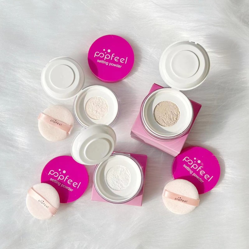 Loose Powder Factory - Face Makeup Custom Logo 3 Colors Oil Control Powder