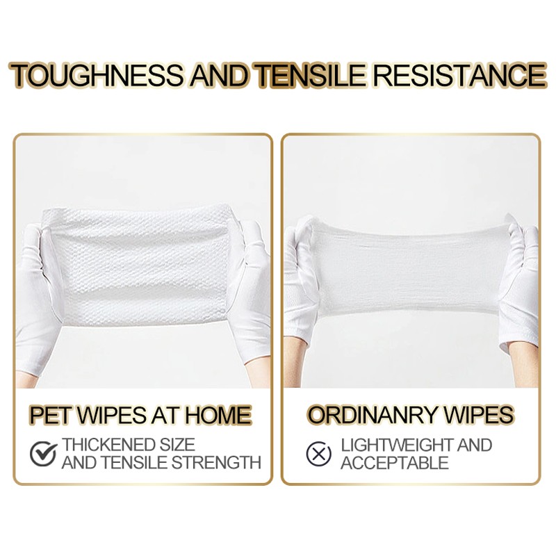 Pet Grooming Wipes Factory - Wholesale Custom Logo Plant Based Non-woven Wipes