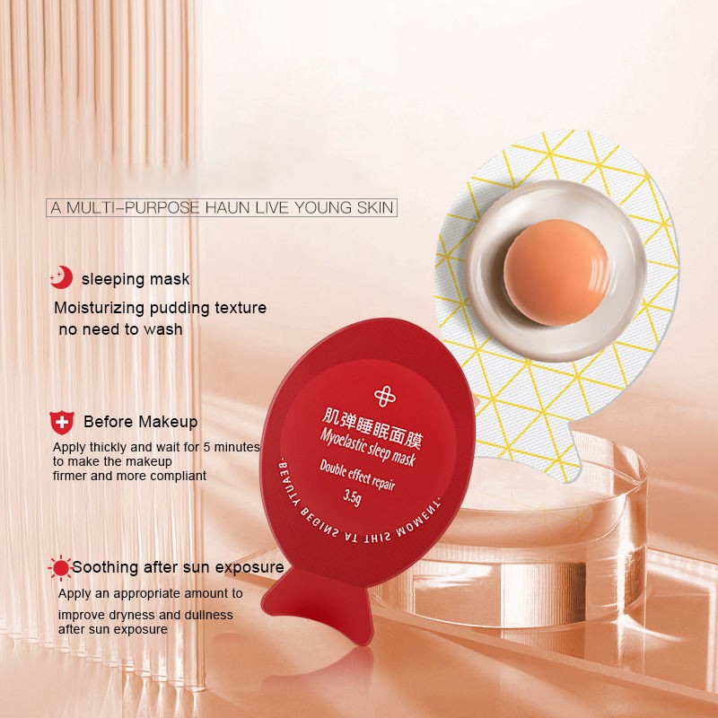 Sleeping Mask Factory - Hot Sale Astaxanthin Firming Moisturizing Egg Mask