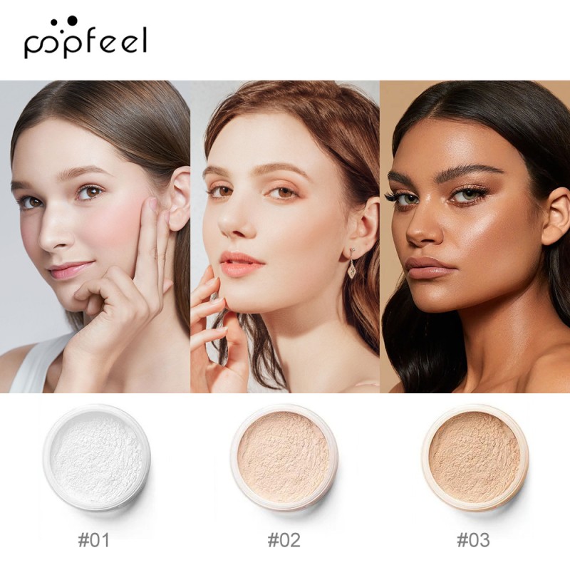 Loose Powder Factory - Face Makeup Custom Logo 3 Colors Oil Control Powder