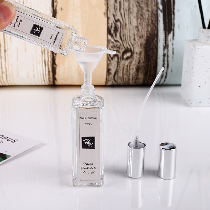 Perfume Bottles Factory - HOT Sale 15ml 30ml Square Glass Screw Cap Bottles