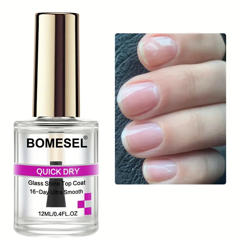 Nail Top Coat Factory - High-Gloss Quick-Dry UV Gel Long-Lasting Base Coat
