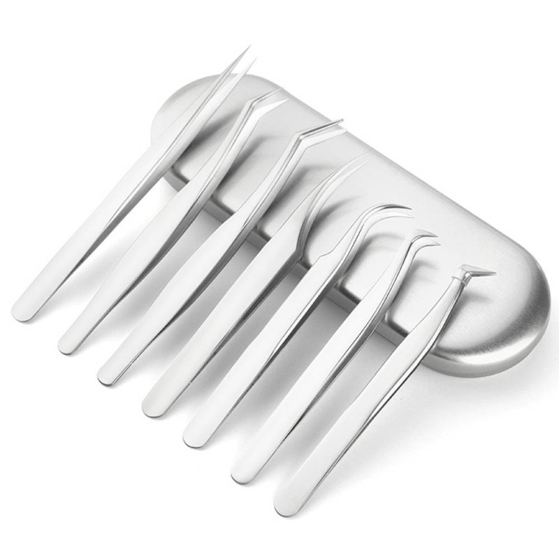Eyelash Tweezers Factory - High Quality Custom Logo Stainless Steel Lash Tweezers