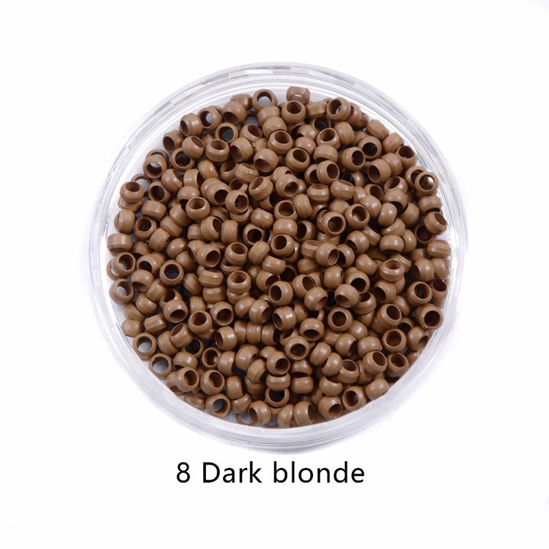 Hair Extension Tools Supplier - Private Label 3mm Copper 8D Nano Silicone Beads