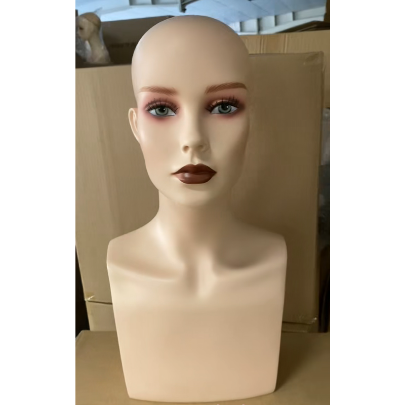 Wig Display Factory - Wholesale Customized Fiber Glass Female Mannequin Head