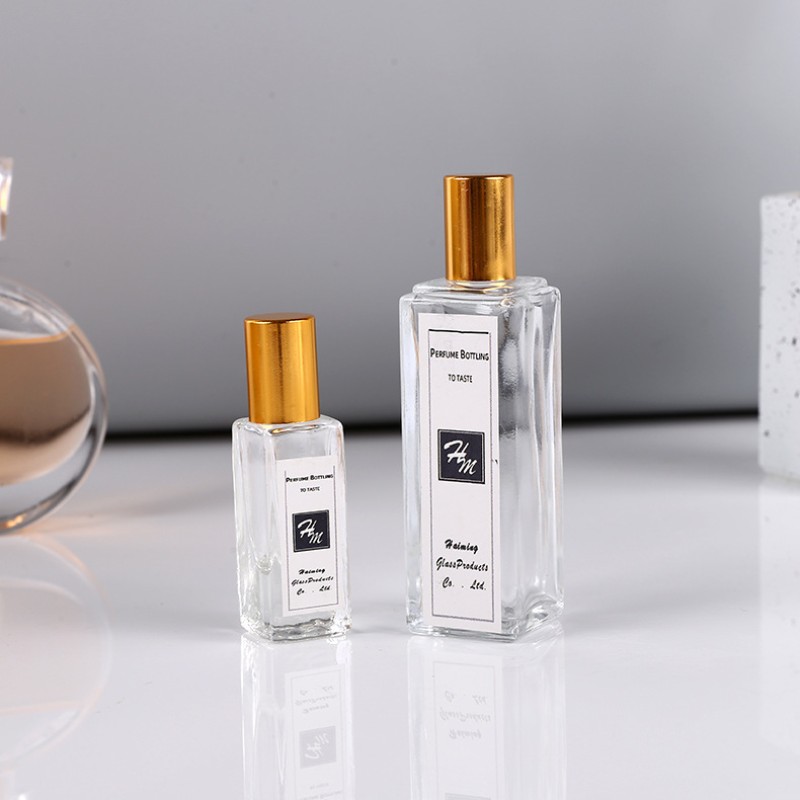 Perfume Bottles Factory - HOT Sale 15ml 30ml Square Glass Screw Cap Bottles