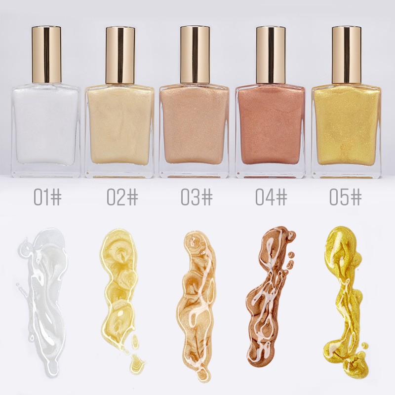 Body Highlighter Manufacturer - Private Label Mini MOQ Shimmer Cream Glitter Oil