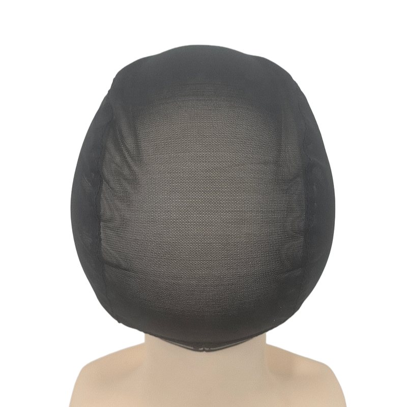 Wig Caps Manufacturer - Custom Black Mesh EAR PART CUT OFF Silicone Hair Net