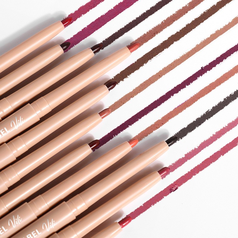 Lip Pencil Supplier - Custom Logo 12-Color Vegan Long-Lasting Matte Lip Liner