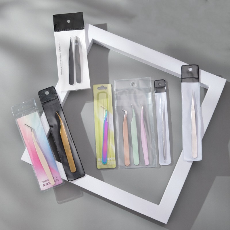 Eyelash Tweezers Factory - High Quality Custom Logo Stainless Steel Lash Tweezers