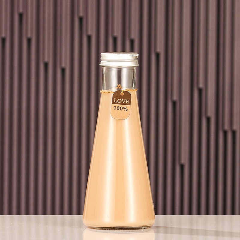 Glass Bottle Supplier - 10oz 14oz 16oz Water Drink Milk Tea Beverage Bottle
